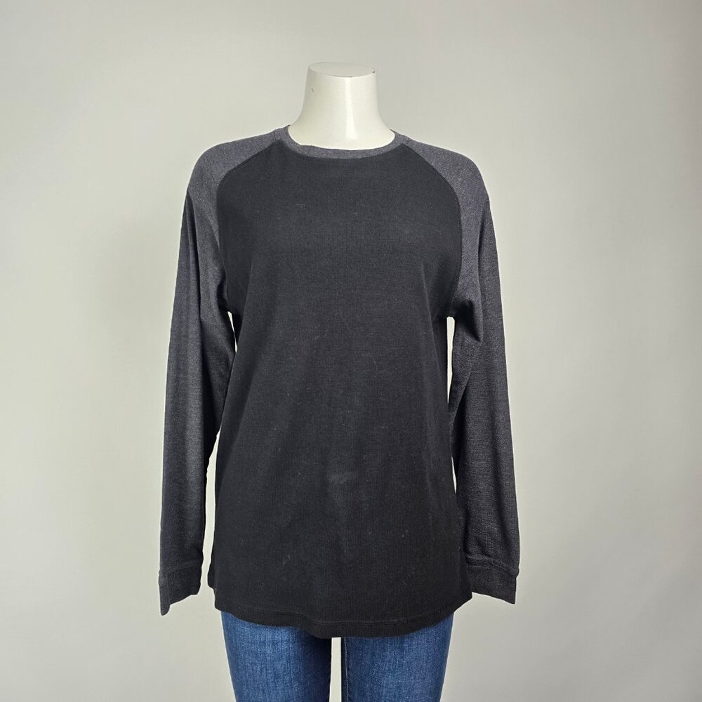 Pierre Cardin Grey & Black Cotton Shirt Size M